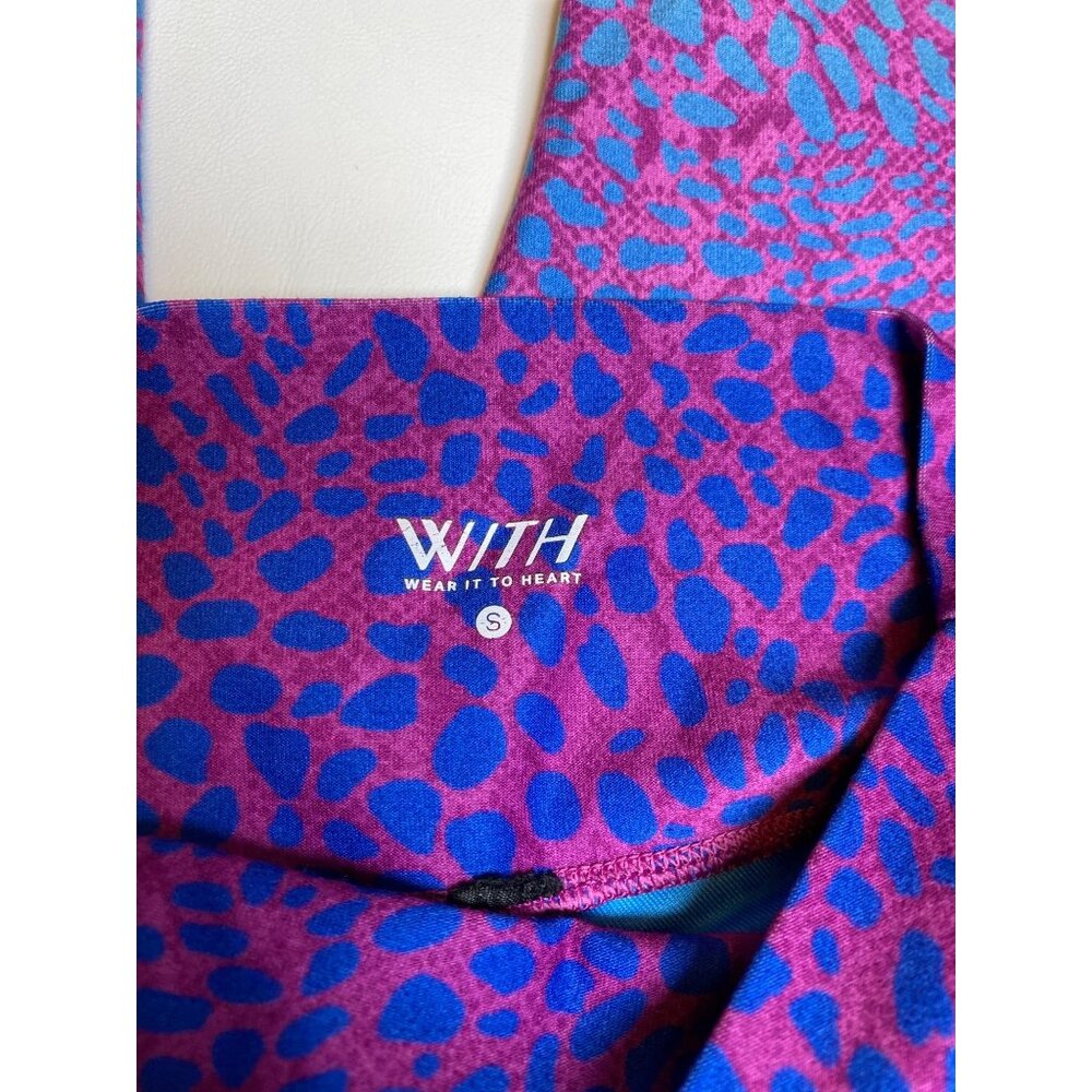 Peloton WITH Nala Cropped High Waist Legging Celsius Purple, Small - Picture 4 of 7